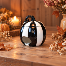 Cargar imagen en el visor de la galería, Quemador Calabaza blanca y negra